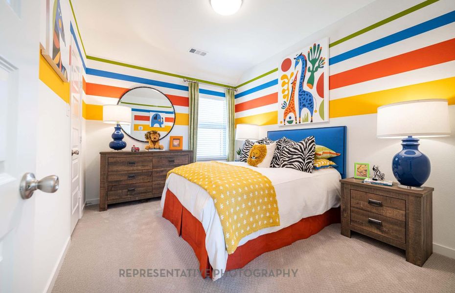 Furnished interior view inside a new home in Meridiana: 40ft. lots, Manvel (Image 12). Furnished interior view inside a new home in Meridiana: 40ft. lots, Manvel (Image 12).