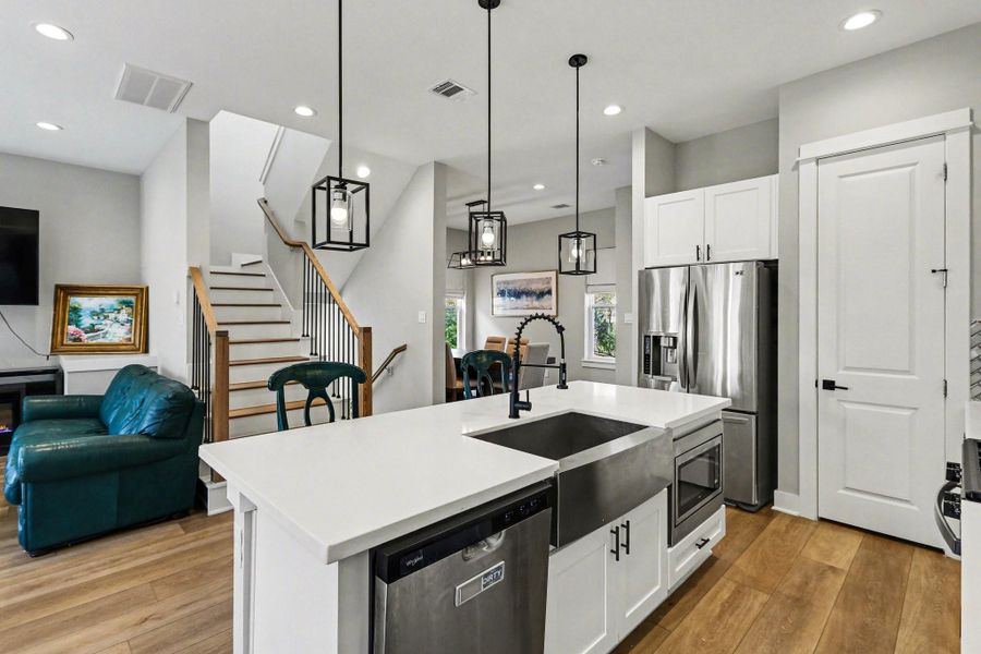 Furnished interior view inside a new home in , Houston (Image 31). Furnished interior view inside a new home in , Houston (Image 31).