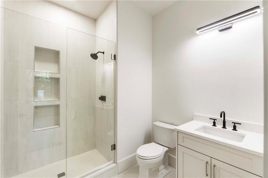 Furnished interior view inside a new home in , Sandy Springs (Image 8). Furnished interior view inside a new home in , Sandy Springs (Image 8).