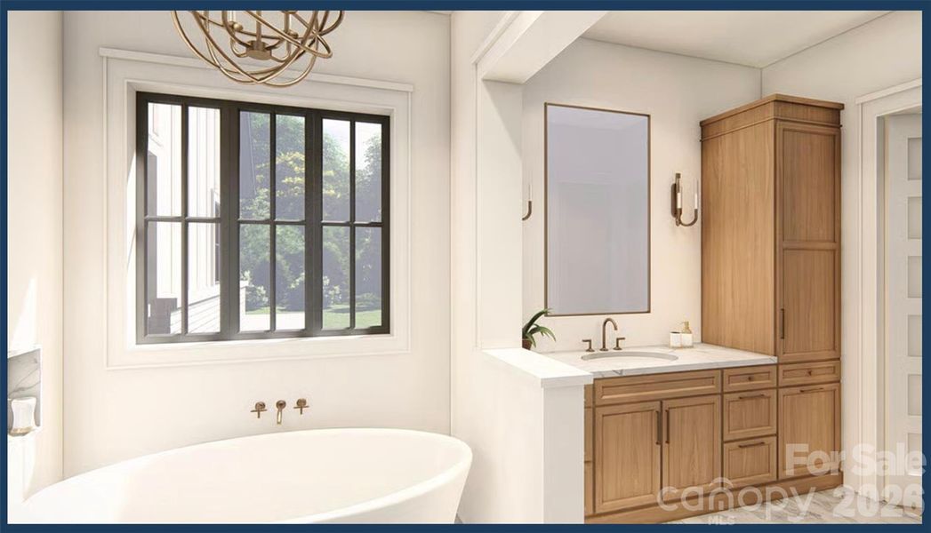 Furnished interior view inside a new home in , Marshville (Image 14).