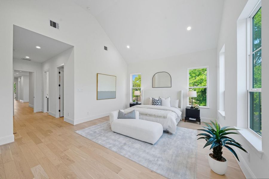 Furnished interior view inside a new home in , Houston (Image 27).