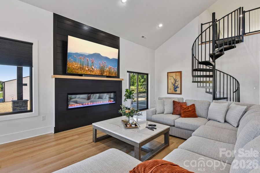 Furnished interior view inside a new home in , Mooresville (Image 10).