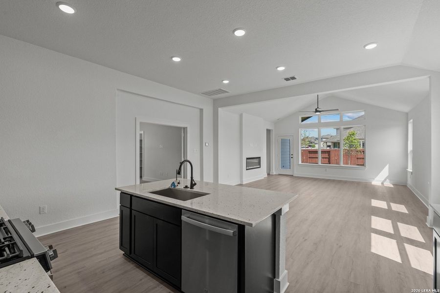 Furnished interior view inside a new home in Stillwater Ranch, San Antonio (Image 7). Furnished interior view inside a new home in Stillwater Ranch, San Antonio (Image 7).