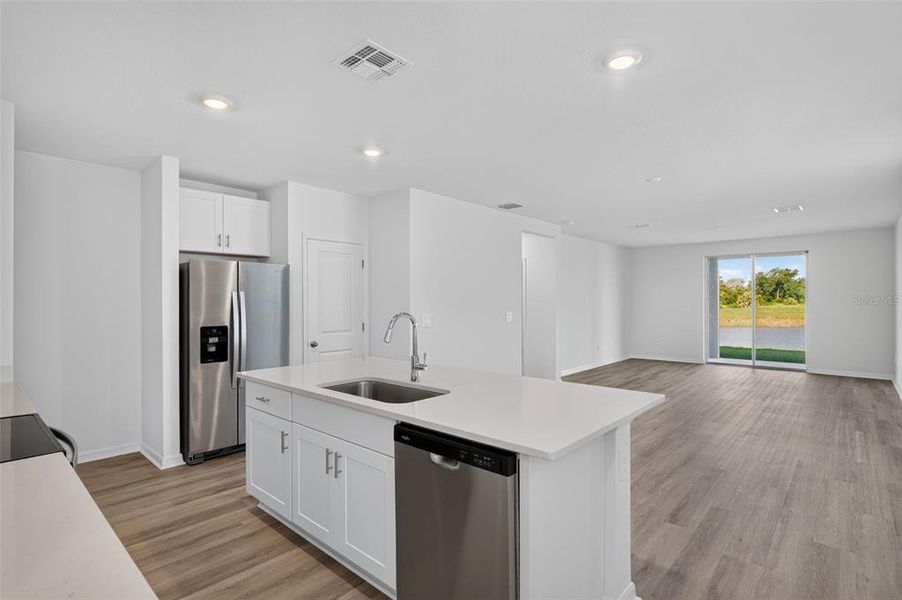 Furnished interior view inside a new home in Magnolia Bay - Premier Series, Nokomis (Image 14). Furnished interior view inside a new home in Magnolia Bay - Premier Series, Nokomis (Image 14).