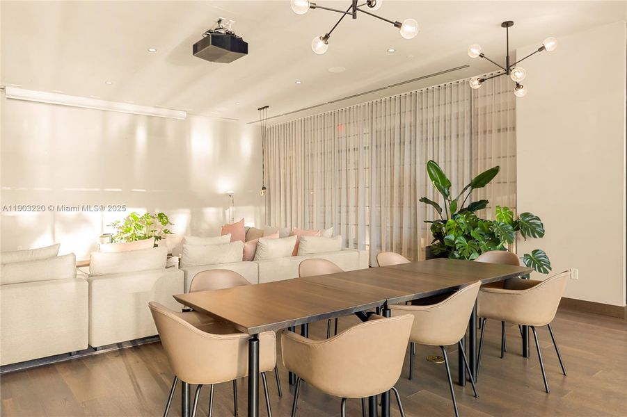 Furnished interior view inside a new home in , Miami (Image 12).