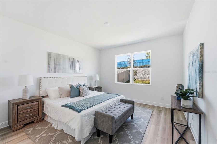 Furnished interior view inside a new home in Park View at the Hills, Minneola (Image 15).