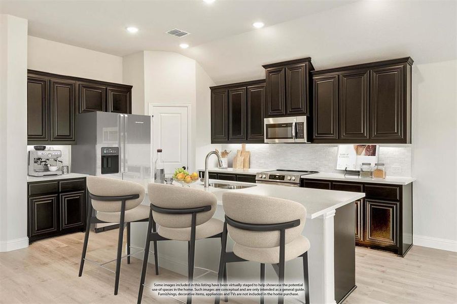 Furnished interior view inside a new home in North Grove, Waxahachie (Image 12).