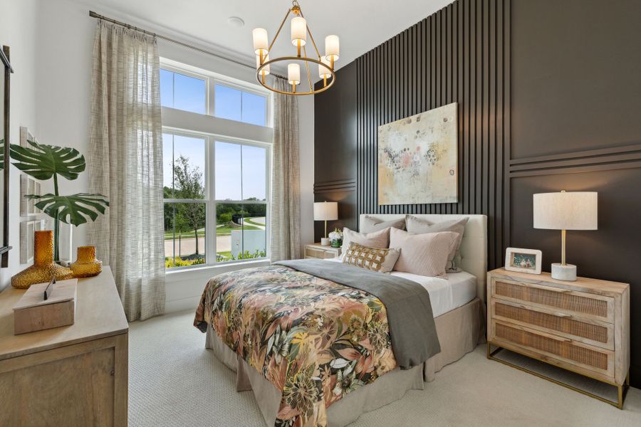 Representative furnished interior of a home built from the Hudson II by Southgate Homes in Windsong Ranch 71' Series, Prosper (Image 27).
