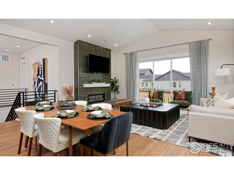 Furnished interior view inside a new home in , Fort Collins (Image 7).