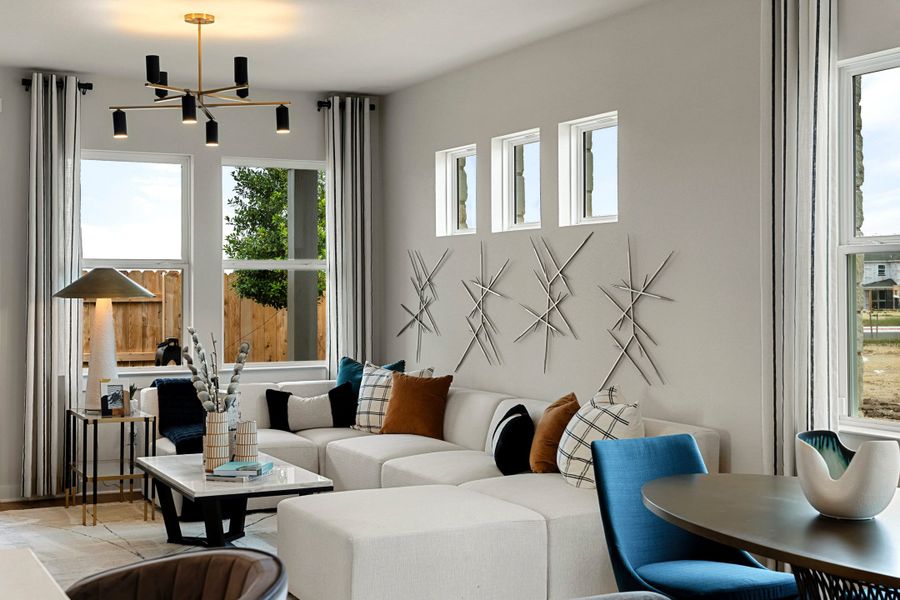 Furnished interior view inside a new home in Park Central, Georgetown (Image 15). Furnished interior view inside a new home in Park Central, Georgetown (Image 15).