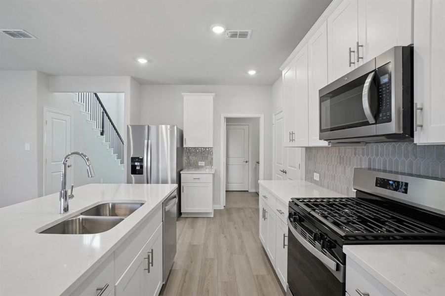 Furnished interior view inside a new home in Trails of Lavon - Spring Series, Lavon (Image 11).