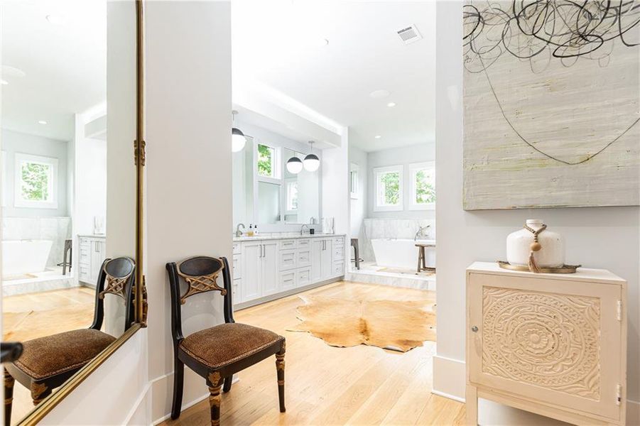 Furnished interior view inside a new home in , Marietta (Image 63).