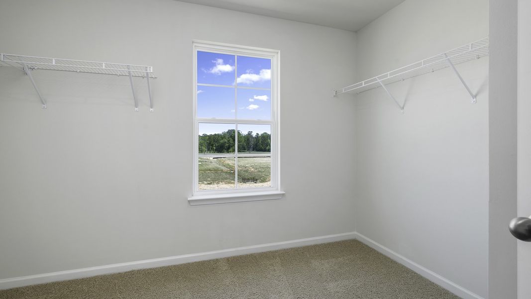 Representative unfurnished interior of a home built from the Columbia by D.R. Horton in Aurora Acres, Snow Camp (Image 20).