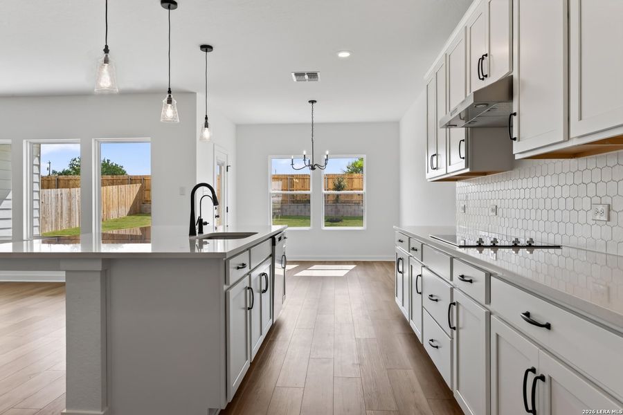 Furnished interior view inside a new home in The Wilder, Adkins (Image 12).