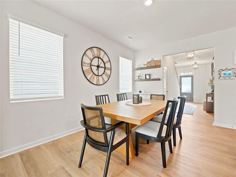Furnished interior view inside a new home in Rolling Meadows, Jasper (Image 17). Furnished interior view inside a new home in Rolling Meadows, Jasper (Image 17).