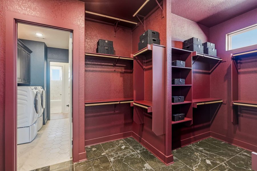Furnished interior view inside a new home in Prominence, San Antonio (Image 32).