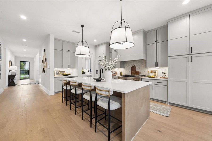 Furnished interior view inside a new home in , Houston (Image 11).