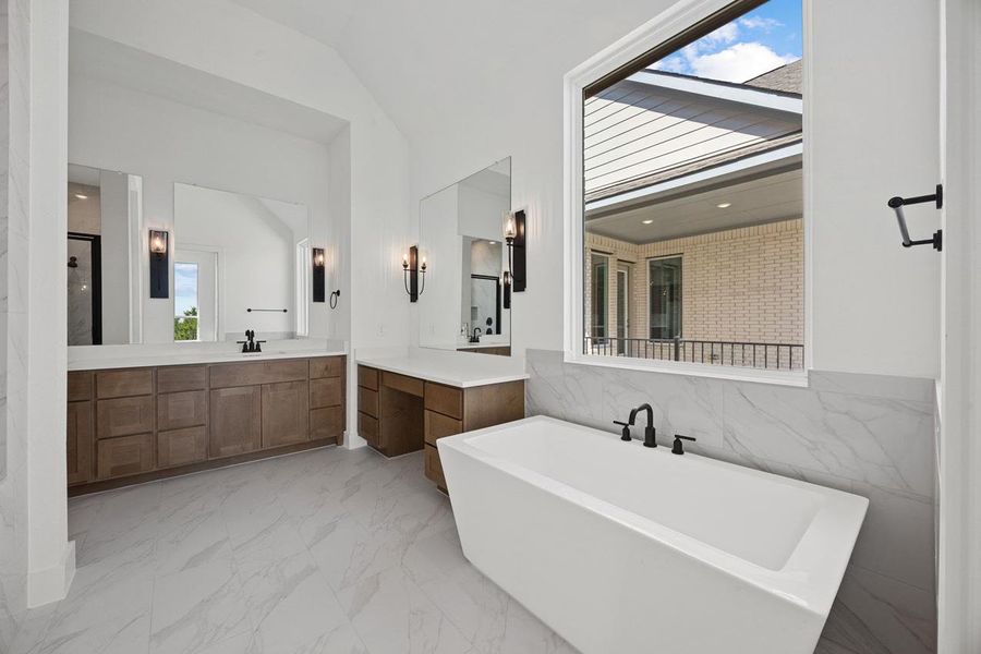 Furnished interior view inside a new home in Parkside On The River, Georgetown (Image 12).