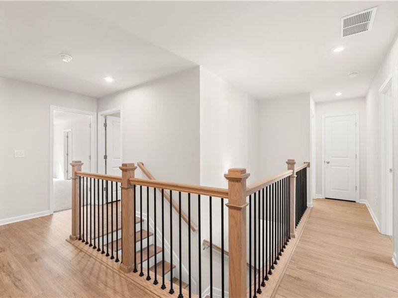 Spacious, unfurnished interior of a new home in The Village at Shallowford, Kennesaw (Image 22).