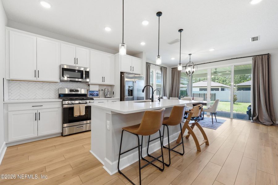 Furnished interior view inside a new home in Tributary, Yulee (Image 4).