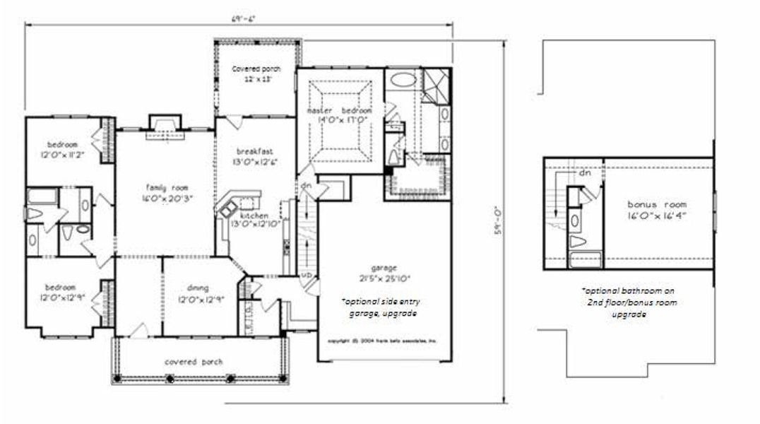 2D floor plan layout for the The Huntleigh by Bamford and Company in Rowland Springs, Cartersville, GA (Image 8).