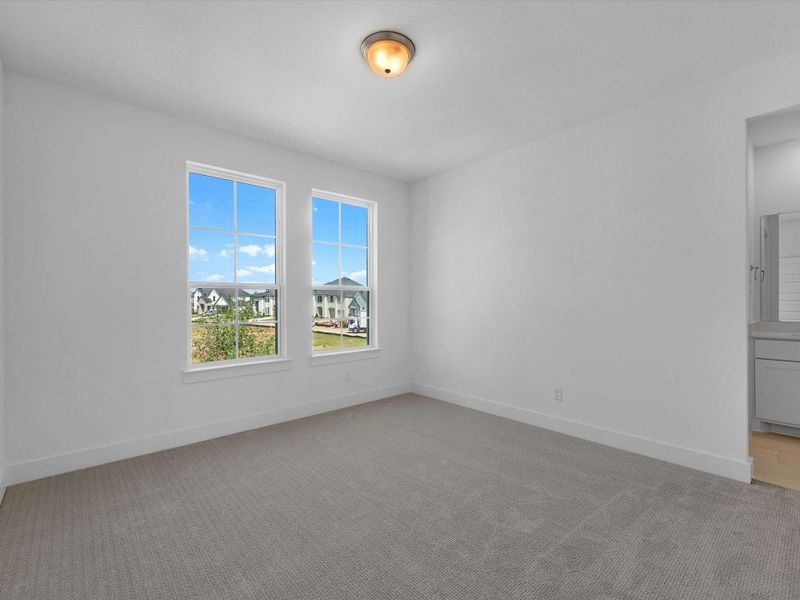 Spacious, unfurnished interior of a new home in Harvest Green, Richmond (Image 13). Spacious, unfurnished interior of a new home in Harvest Green, Richmond (Image 13).