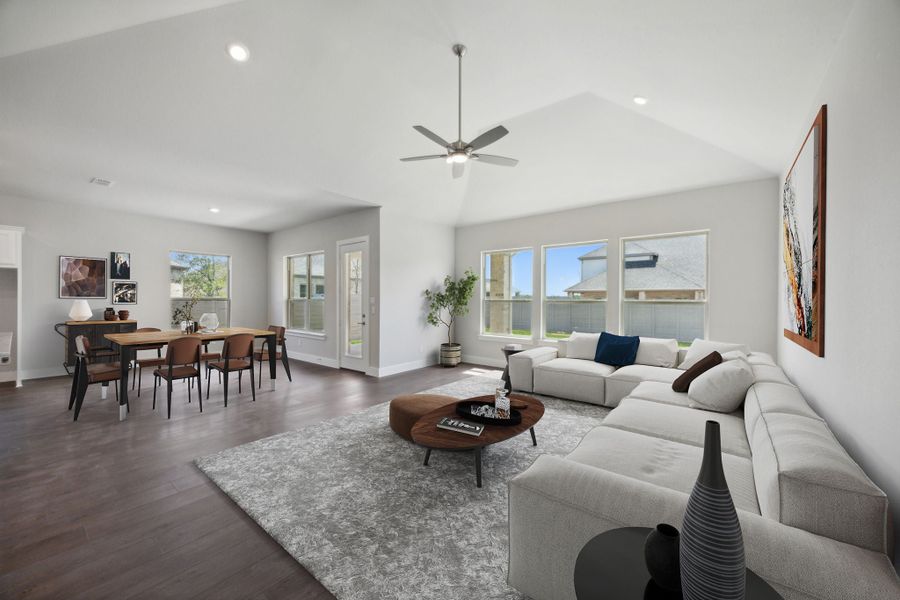 Representative furnished interior of a home built from the Yosemite by Centre Living Homes in Painted Tree Lakeside, McKinney (Image 6). Representative furnished interior of a home built from the Yosemite by Centre Living Homes in Painted Tree Lakeside, McKinney (Image 6).