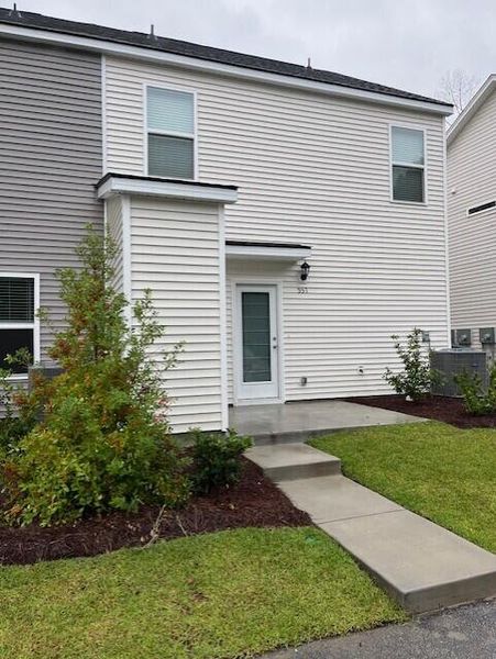 Exterior details and patio area of a home in , Summerville (Image 1).