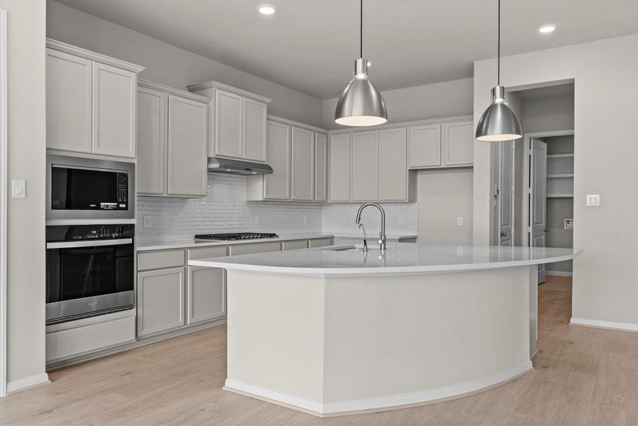 Furnished interior view inside a new home in Pomona, Manvel (Image 8).