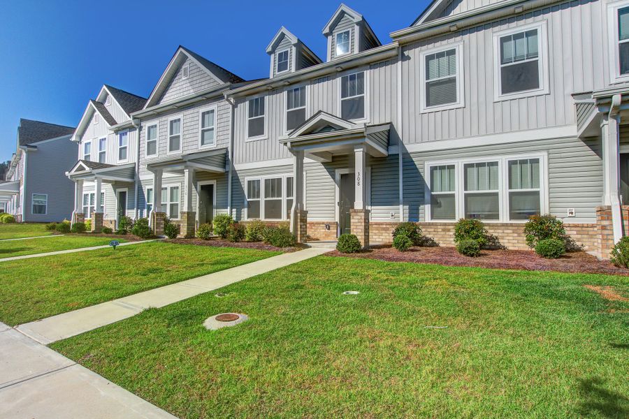 Exterior details and patio area of a home in , Summerville (Image 2). Exterior details and patio area of a home in , Summerville (Image 2).