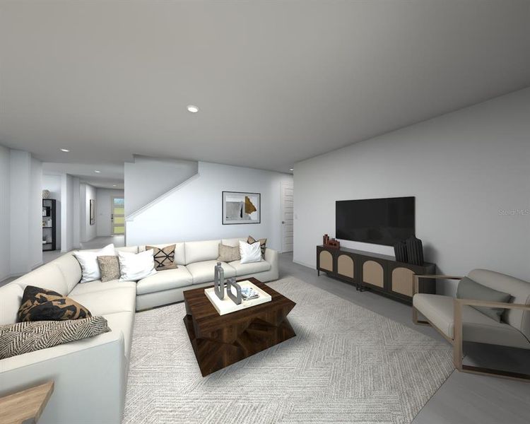 Furnished interior view inside a new home in Oakfield Trails - Signature Series, Parrish (Image 5).