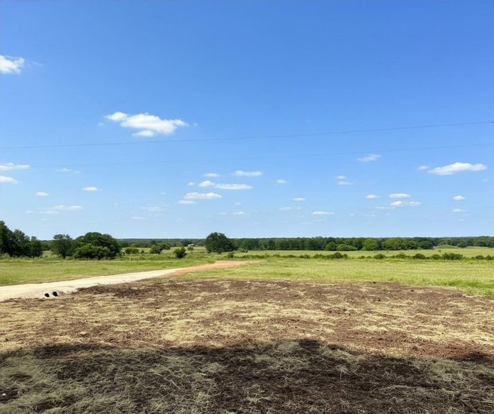 Serene view to the north from front