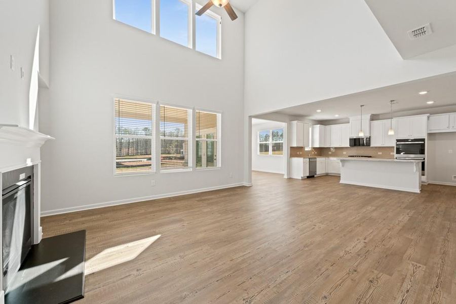 Furnished interior view inside a new home in Oakhurst Manor, McDonough (Image 2). Furnished interior view inside a new home in Oakhurst Manor, McDonough (Image 2).