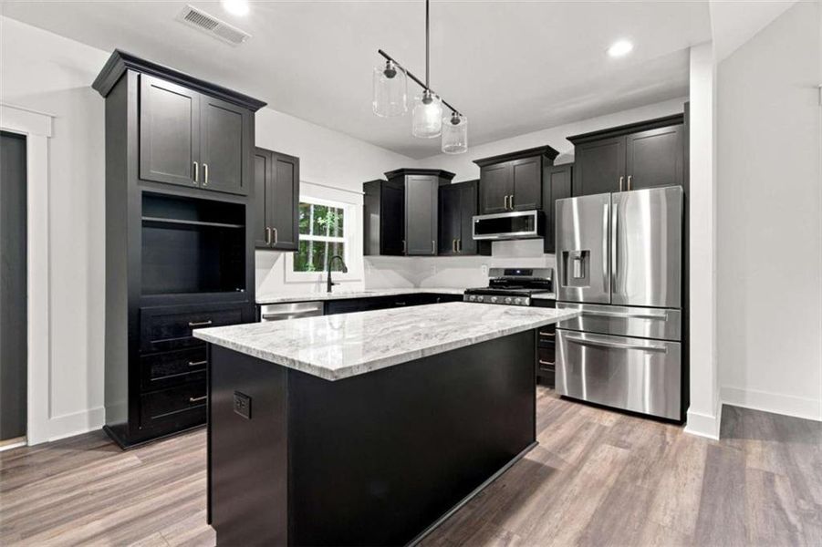 Furnished interior view inside a new home in , Talking Rock (Image 7).