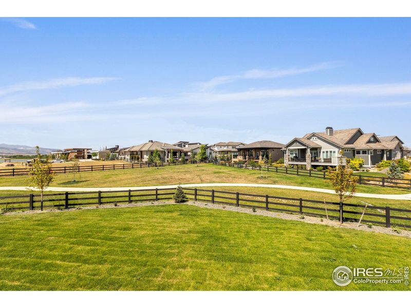 Front exterior of a new home in , Berthoud, CO, highlighting curb appeal (Image 22).