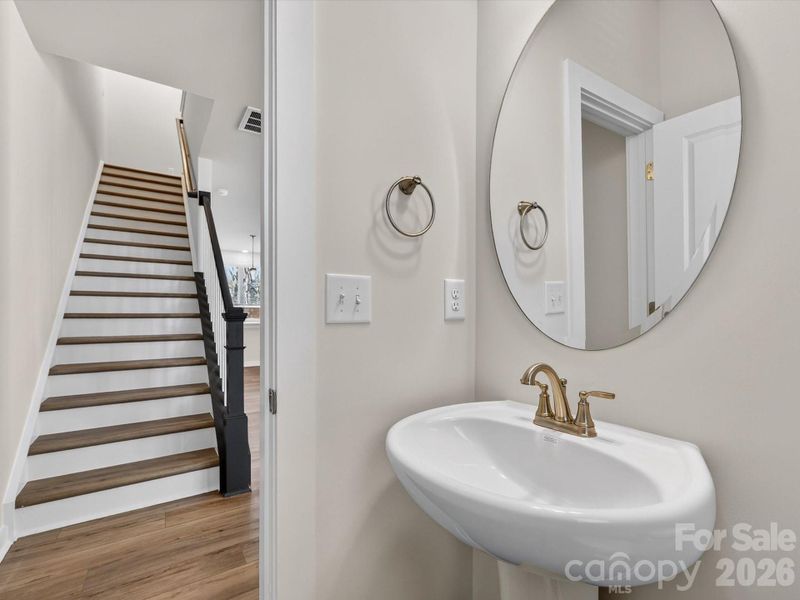 Furnished interior view inside a new home in Central Living at Craig, Charlotte (Image 8).