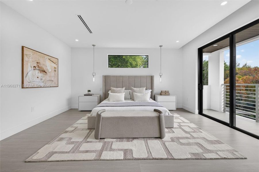 Furnished interior view inside a new home in , Fort Lauderdale (Image 67).