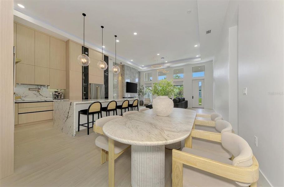 Furnished interior view inside a new home in , North Port (Image 50).