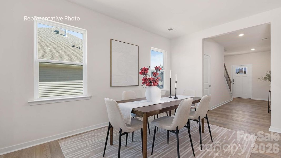 Furnished interior view inside a new home in Clark Creek Landing, Lincolnton (Image 9). Furnished interior view inside a new home in Clark Creek Landing, Lincolnton (Image 9).