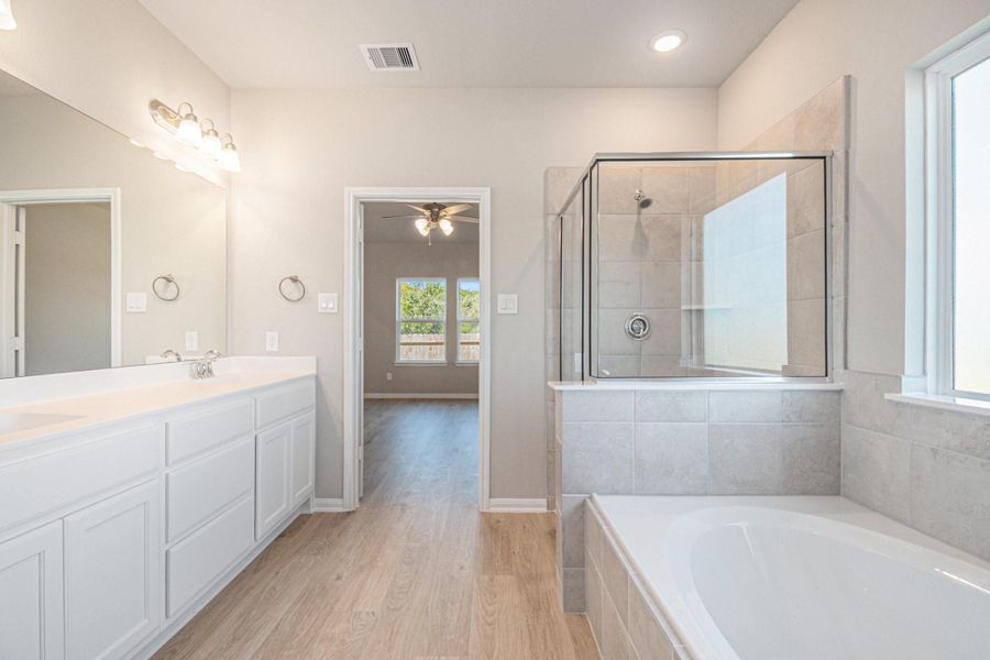 Furnished interior view inside a new home in Clear View Estates, Willis (Image 7).