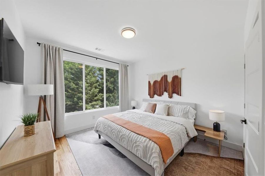Furnished interior view inside a new home in , Atlanta (Image 46).