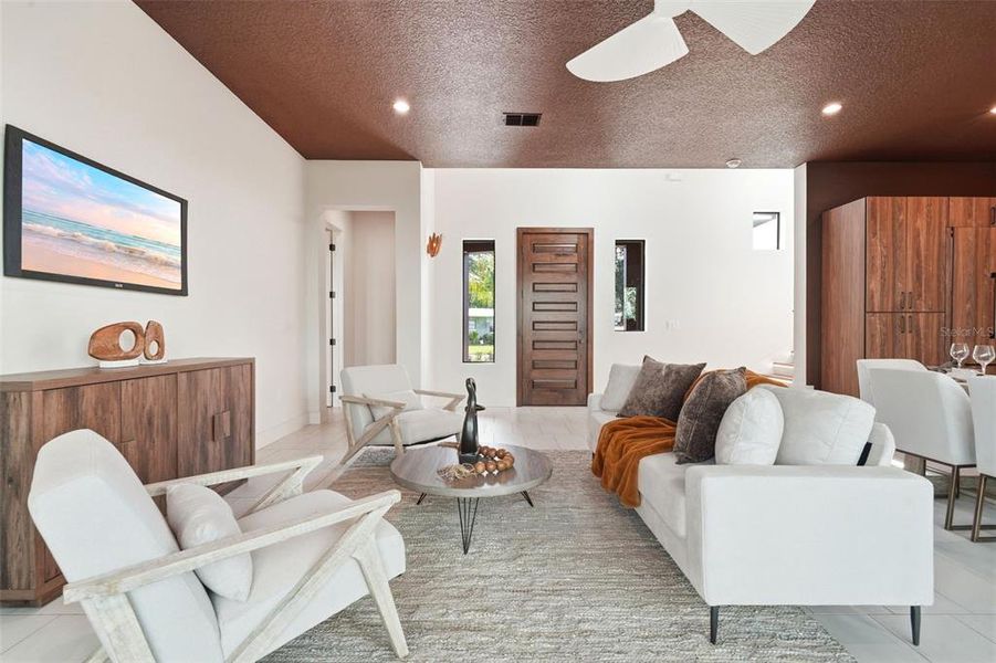 Furnished interior view inside a new home in , Orlando (Image 6).