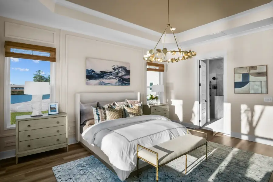 Representative furnished interior of a home built from the The Sandcastle by Chesapeake Homes in Coastal Club of the Carolinas, Calabash (Image 13).