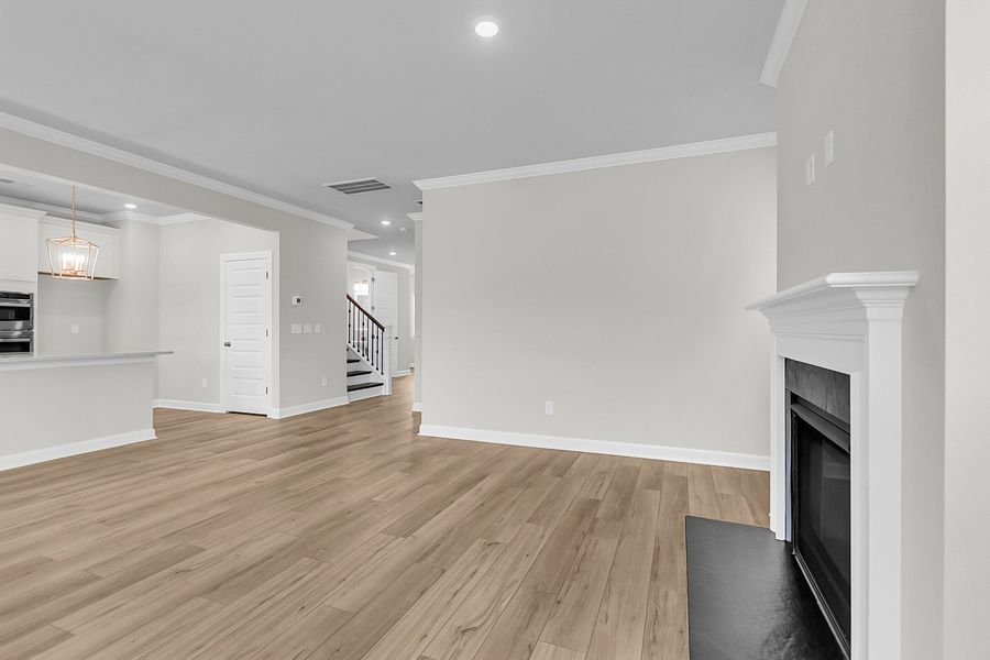 Spacious, unfurnished interior of a new home in Pineland Preserve, Summerville (Image 32). Spacious, unfurnished interior of a new home in Pineland Preserve, Summerville (Image 32).
