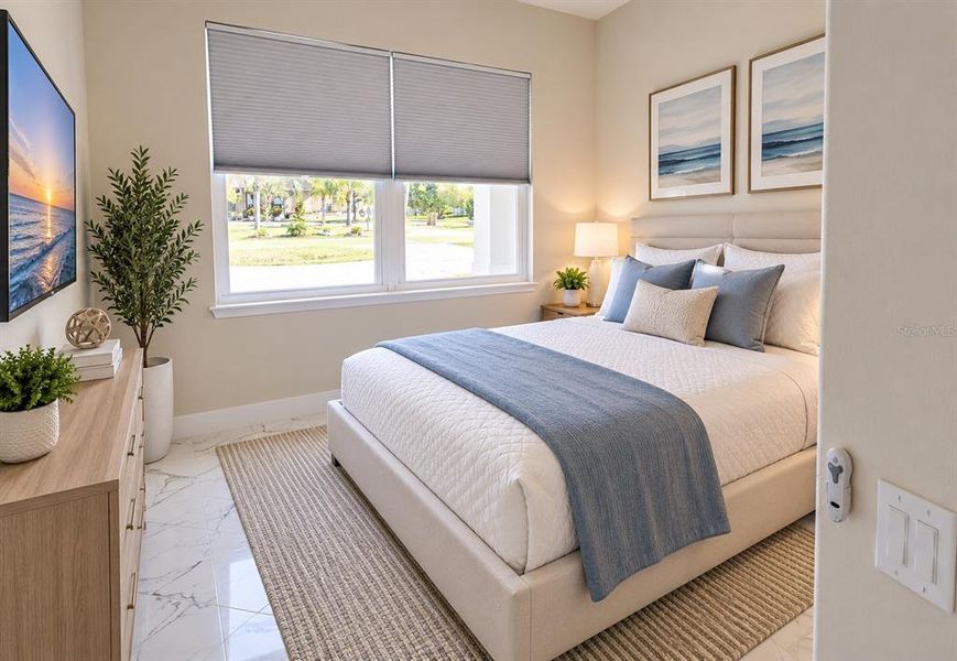 Furnished interior view inside a new home in , Davenport (Image 8).