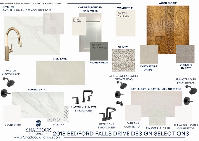Sample of building materials used in homes in Custer Ridge Estates, Allen (Image 4). Sample of building materials used in homes in Custer Ridge Estates, Allen (Image 4).
