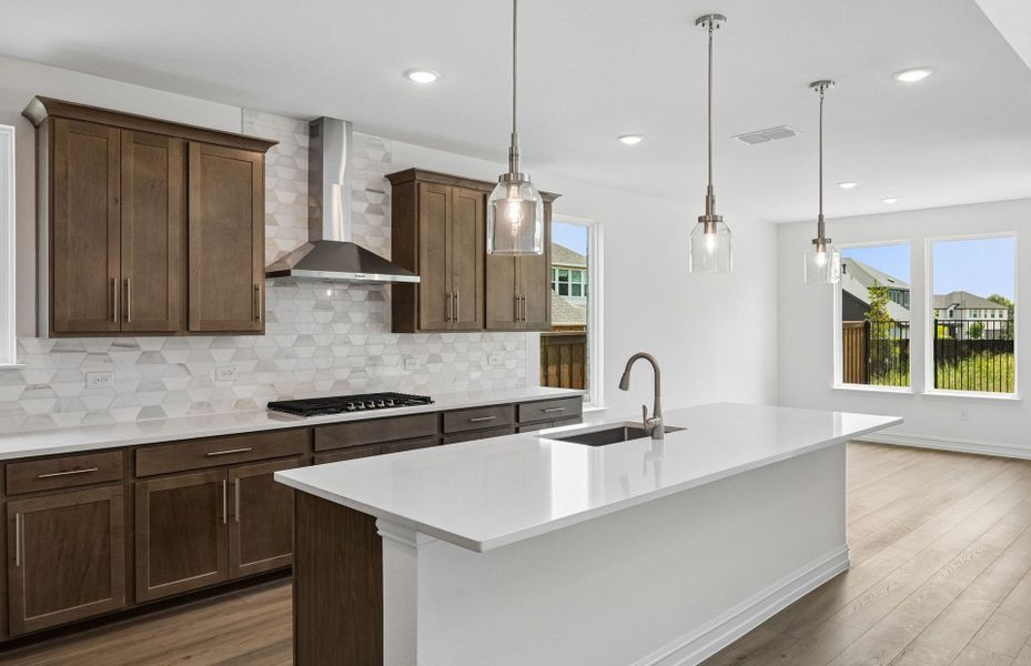 Furnished interior view inside a new home in Wilson Creek Meadows, Celina (Image 5).
