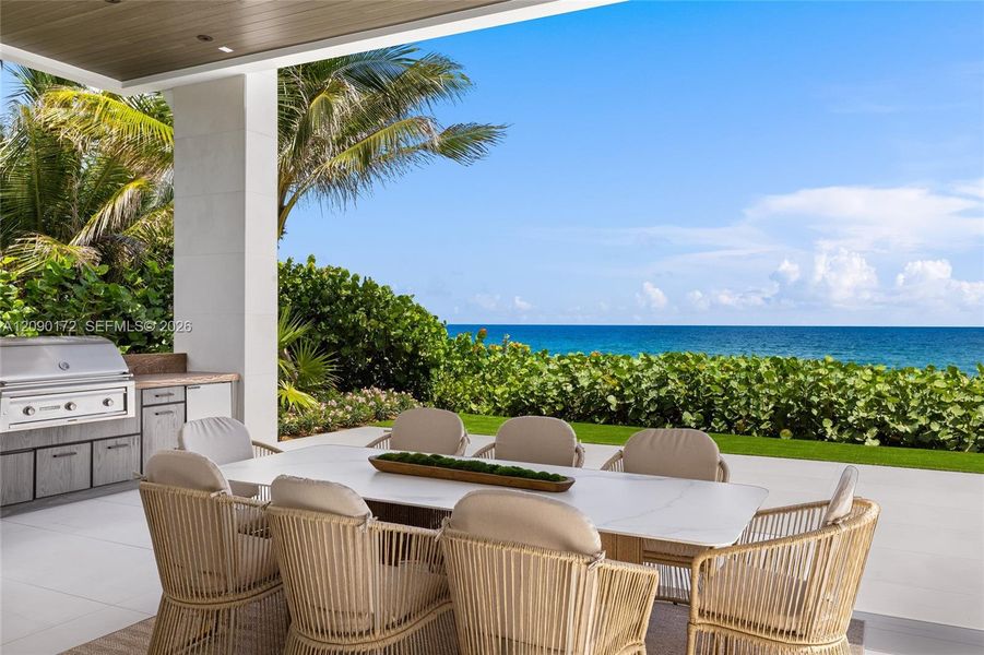 Exterior details and patio area of a home in , Hillsboro Beach (Image 31). Exterior details and patio area of a home in , Hillsboro Beach (Image 31).