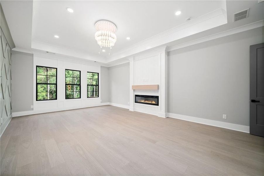 Spacious, unfurnished interior of a new home in , Suwanee (Image 70).