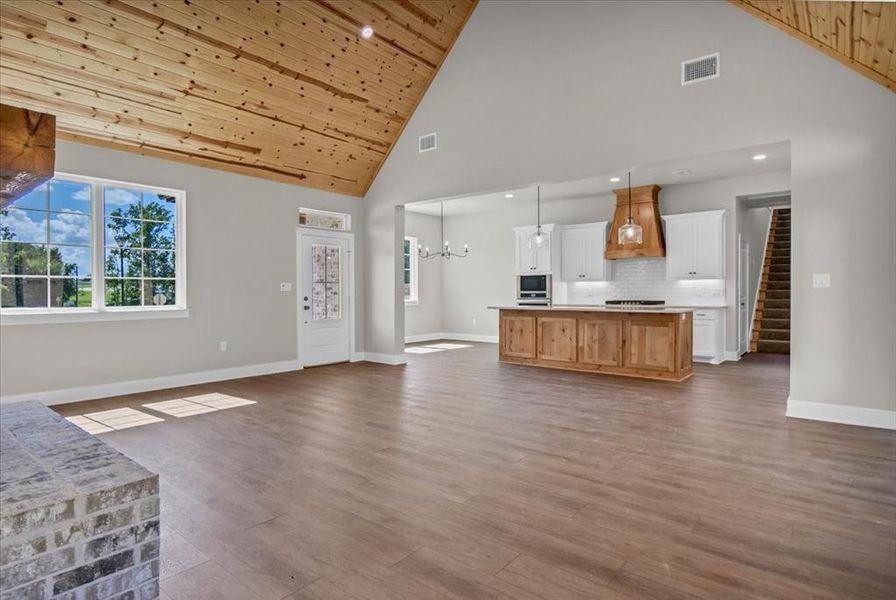 Furnished interior view inside a new home in , Lindale (Image 18). Furnished interior view inside a new home in , Lindale (Image 18).